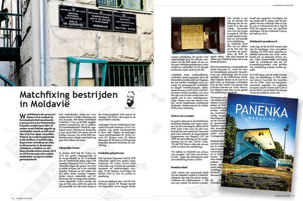 Panenka Magazine #31: Matchfixing bestrijden in Moldavië.