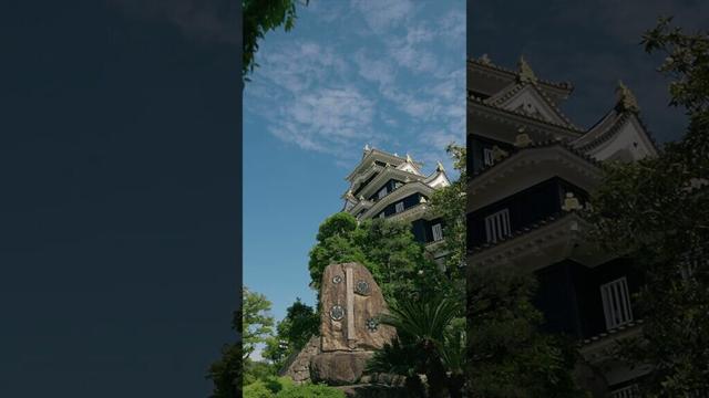 Okayama Castle 岡山城, Okayama Prefecture Japan #shorts