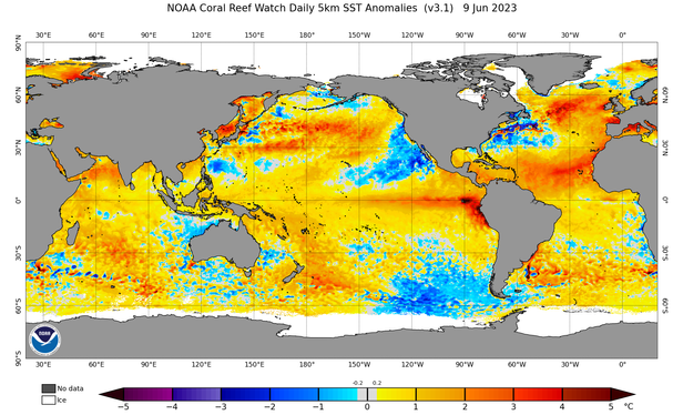 NASA SST Anomalies