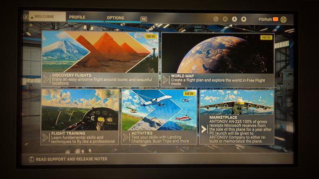 Microsoft Flight Simulator (40th Anniversary Edition): Welcome Screen