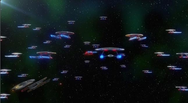 That scene in Lower Decks when ALL the California class ships came to the rescue of the USS Cerritos.