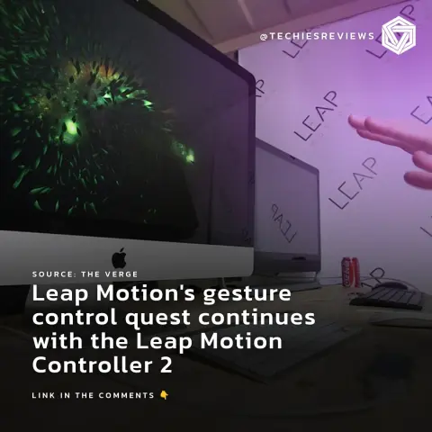 Leap Motion's gesture control quest continues with the Leap Motion Controller 2