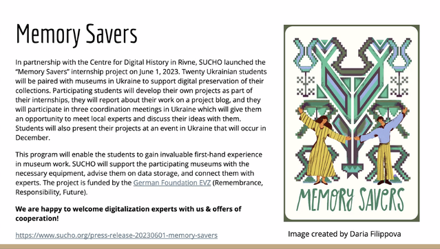Memory Savers logo and description of Memory Savers program