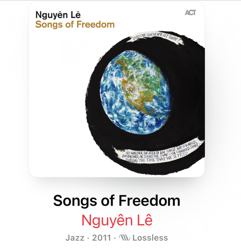 Pochette de l’album Songs Of Freedom de Nguyên Lê