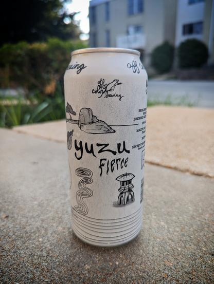 Can of Off Color Brewing's Yuzu Fierce beer - a Berliner style weisse ale brewed with Yuzu.