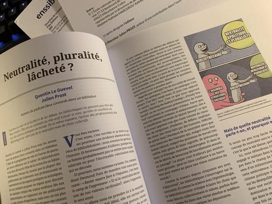 Article « neutralité, pluralité, lâcheté? » avec un meme comme illustration
