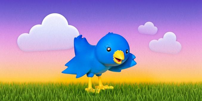 A photo of former twitter app Twitterrific’s bird mascot named Ollie.