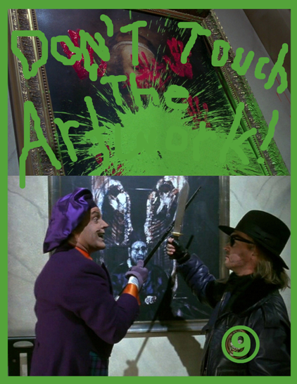 Cover image of the 9front release "DON'T TOUCH THE ARTWORK"