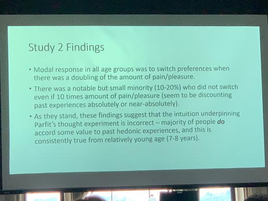 initial findings suggest that Derek Parfit was at least partially wrong (about folk intuitions)