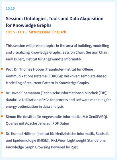 The program https://2023.dataweek.de/lswt2023/program/