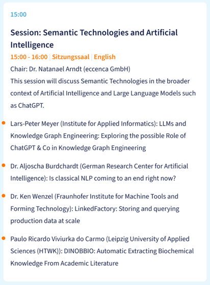 Program at https://2023.dataweek.de/en/lswt2023/program/