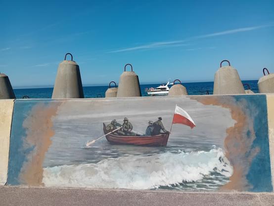 Artwork by Milana Chyżawska & Denis Chyżawski in Władysławowo, Poland