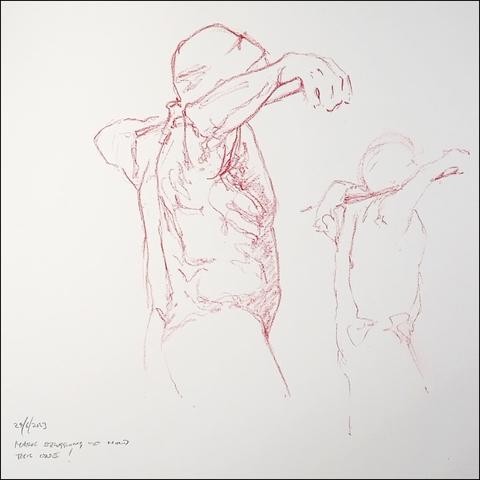 drawing of a nude figure