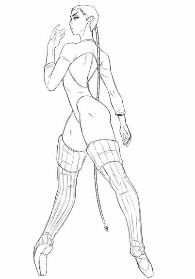 Lineart for the first image.