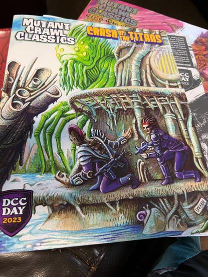 Mutant Crawl Classics Crash of the Titans DCC Day adventure!