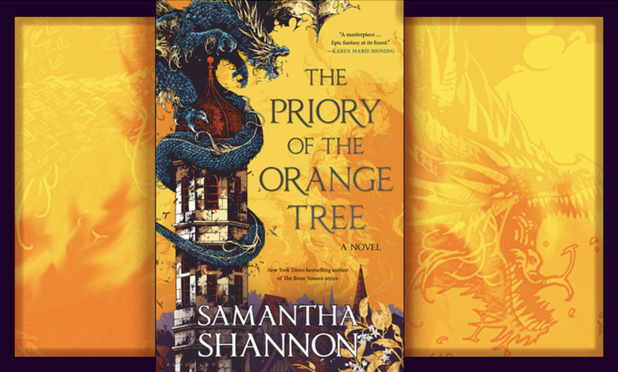 The cover of 'The Priory of the Orange Tree' by Samantha Shannon
