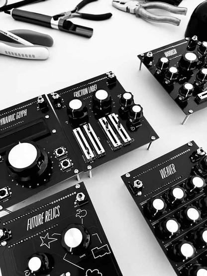 Freshly assembled modules from the MODULAR MATTER project.
