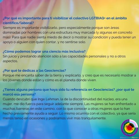 Fragmento de la entrevista a Raquel Martínez