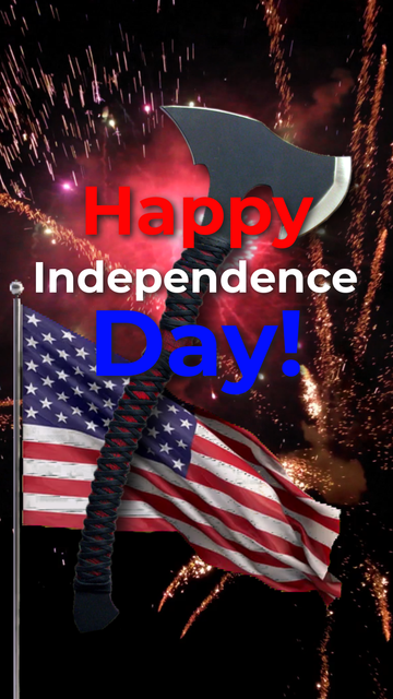 Happy Independence Day, America! ❤️🤍💙 🗽🦅 🎆 #USA #IndependenceDay #4thofJuly #hotdogs #celebration #swordsmith #steelart #bladesmith #detroit #renaissance #redwhiteblue #redwhiteandblue #celebrate #medieval #fantasy #gothic #battleaxe #axe #ArchangelSteel