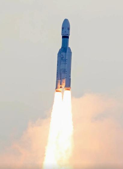 Indiako Espazio Ikerketa erakundea-ren Launch Vehicle Mark-III suziria.