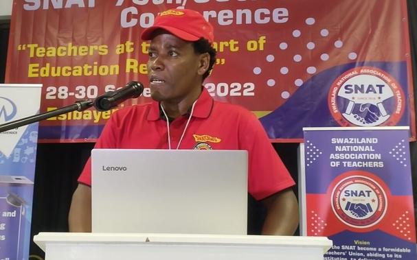 Trade unionists in eSwatini.