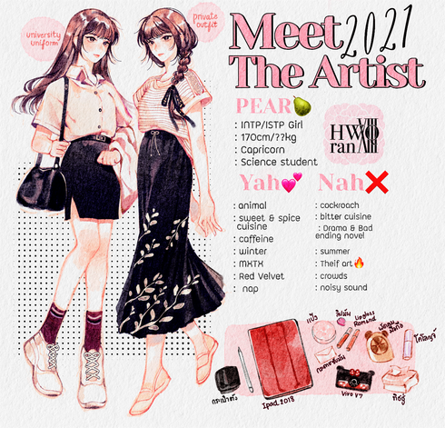 อันนี้เป็นงานที่เคยทำไว้ตั้งนานแล้ว ตอนนั้นน่าจะเรียนอยู่ปี3 แต่ตอนนี้เรียนจบแล้วล่ะค่ะ ถ้ามีเวลาว่างแล้วคงต้องทำใหม่ซักที