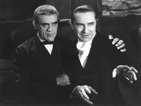 Karloff and Lugosi in 'The Raven' (1935)