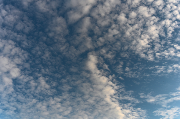 Light clouds, hot summer