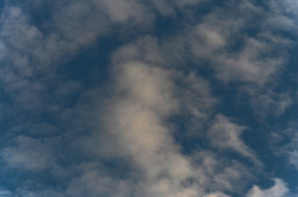 Light clouds, hot summer