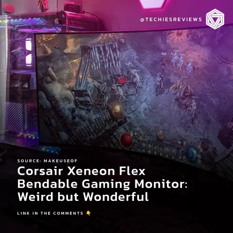 Corsair Xeneon Flex Bendable Gaming Monitor: Weird but Wonderful