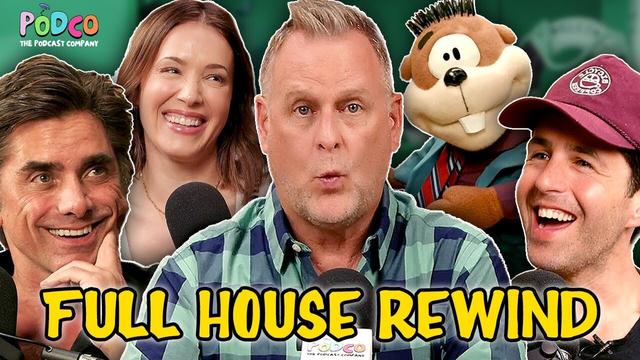 Dave Coulier (C) hosts the new podcast "Full House Rewind".