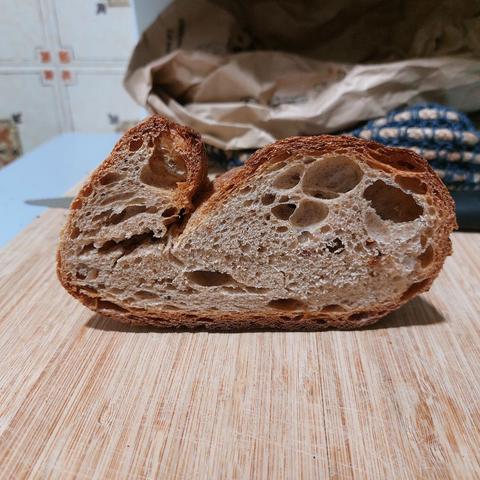 The original photo of a slice of bread