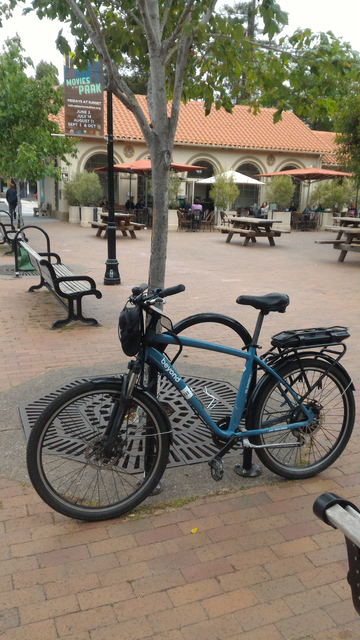 I left the bike at MillValley city center