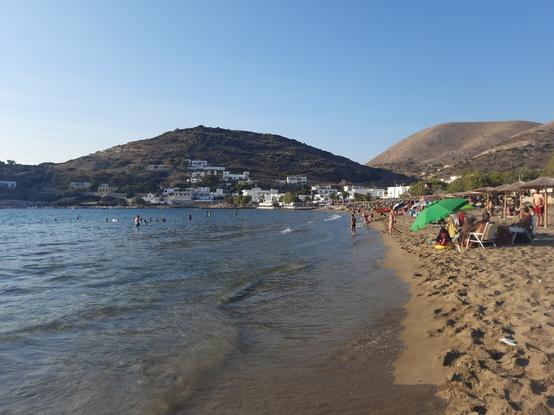 Kini beach, Syros