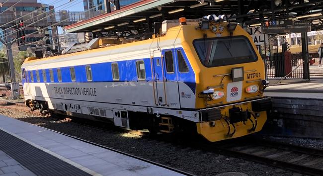Sydney Trains Track Inspection Vehicle at Central Station