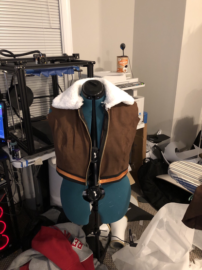 Yang from RWBY cosplay work in progress