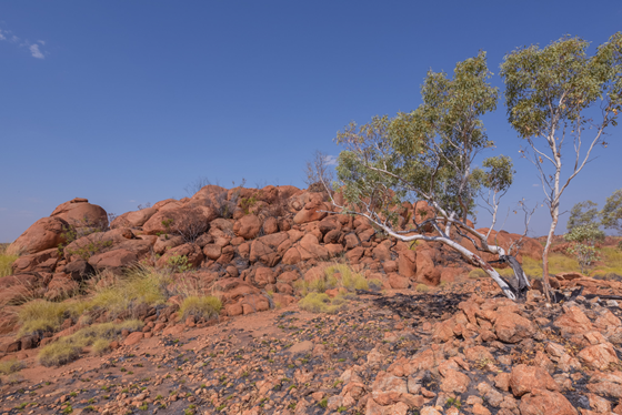 Scene of Mueller Ranges in Western Australia.