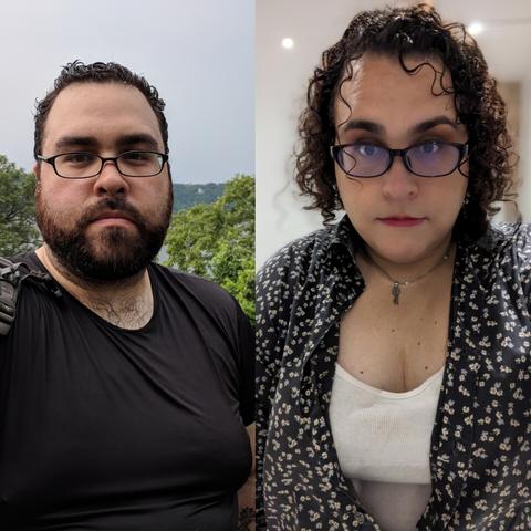 Me from July 3rd 2018 and today July 14 2023.