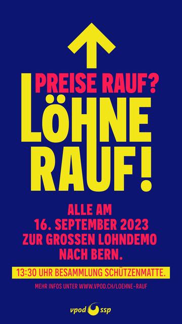 Demoaufruf Bern 16.September