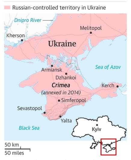 Russian controlled territory in Ukraine

Guardian graphic. Source: the Institute for the Study of War with AEI’s Critical Threats Project