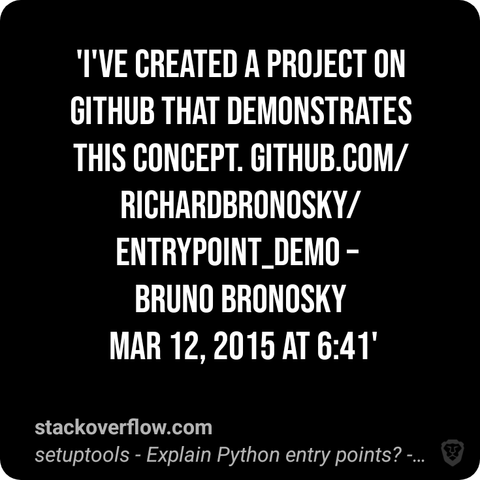 I've created a project on github that demonstrates this concept. github.com/RichardBronosky/entrypoint_demo – 
Bruno Bronosky
 Mar 12, 2015 at 6:41