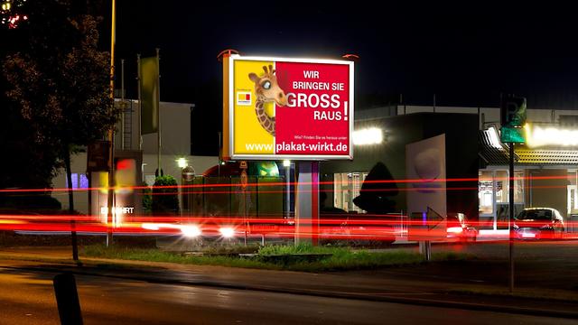 City-Star-Werbeanlage