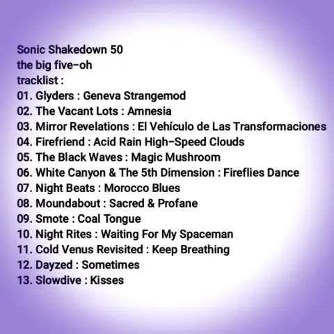 ~ Sonic Shakedown 50 ~
the big five-oh
enjoy!