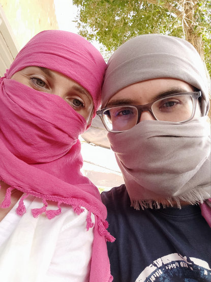 Con la mia ragazza nel deserto