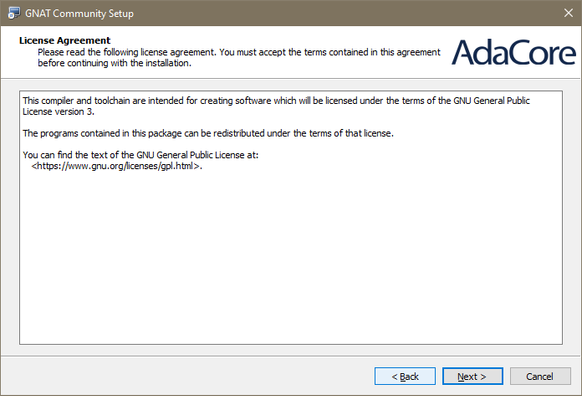"This compiler and toolchain are intended for creating software which will be licensed under the terms of the GNU General Public License version 3."