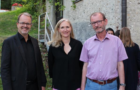 In Andechs: Markus Rinderspacher, Julia Ney und Andreas Schöpf