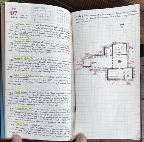 Week 29 of dungeon23 - below ground hidden dungeon/temple/etc