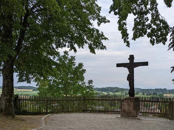 View from the hill of Kloster Andechs