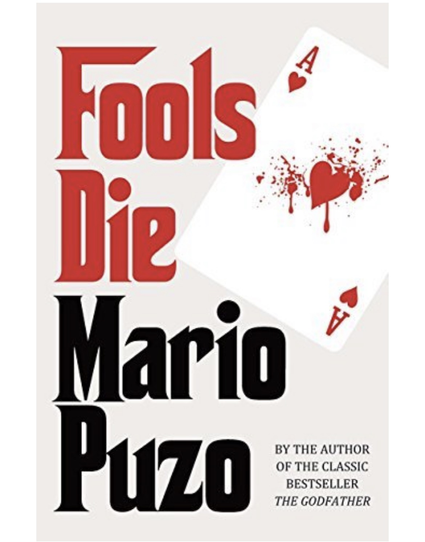 Cover of Fools Die, a 1978 novel by Mario Puzo
