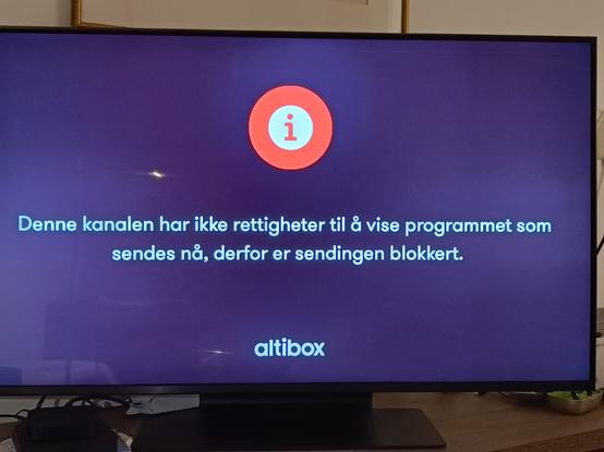 Altibox formidler fransk kanal de mener ikke har rettigheter til å sende enkelte program...